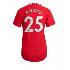 Manchester United Jadon Sancho #25 Hemmatröja Dam 2022-23 Korta ärmar